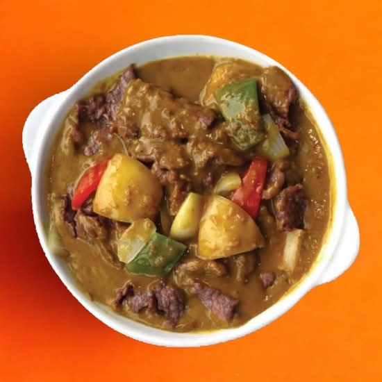 26. Curry Tender Veal (Rice / Spaghetti) / 咖喱牛仔肉飯或意粉